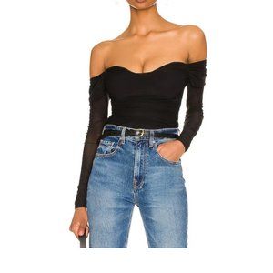 Majorelle Women's Black Off The Shoulder Constance Top Size S